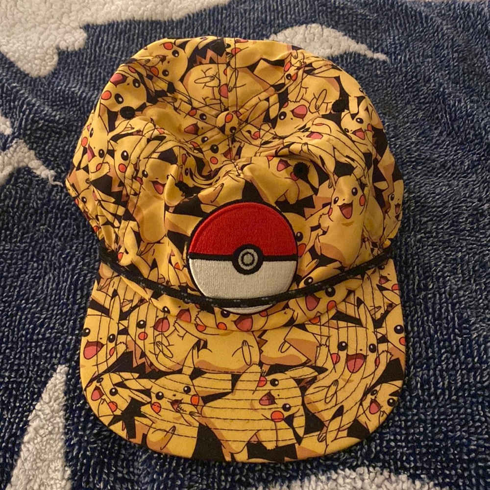 Mens Allover Pikachu Japanese school boys style hat!!